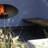 eliptical fireplace