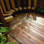 Deck and Curved Bench