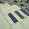 Modern Garden with shade sail - Leicestershire
